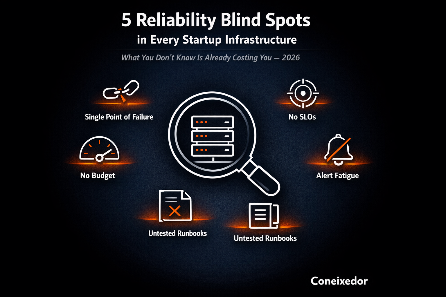 The 5 Reliability Blind Spots I Find in Almost Every Startup Infrastructure Audit